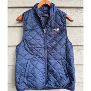 Onward Reserve Navy Quilted Vest UVA Sabre Society Small